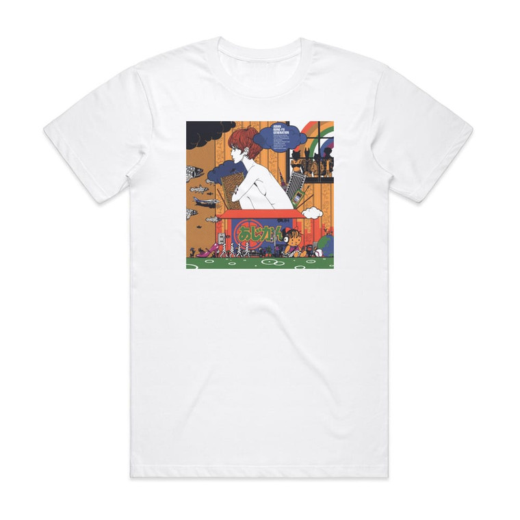 ASIAN KUNG-FU GENERATION Empty 8 Album Cover T-Shirt White