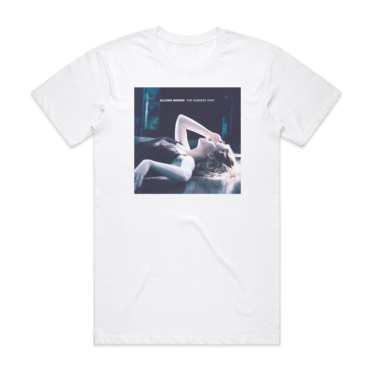 Allison Moorer The Hardest Part Album Cover T-Shirt White