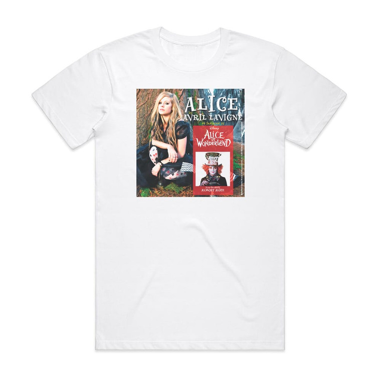 Avril Lavigne Alice Album Cover T-Shirt White