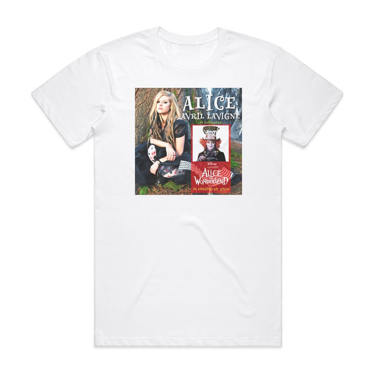 Avril Lavigne Alice 2 Album Cover T-Shirt White