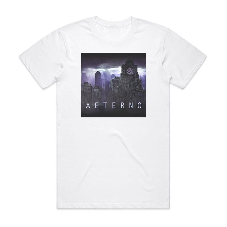 Aviators Aeterno Album Cover T-Shirt White