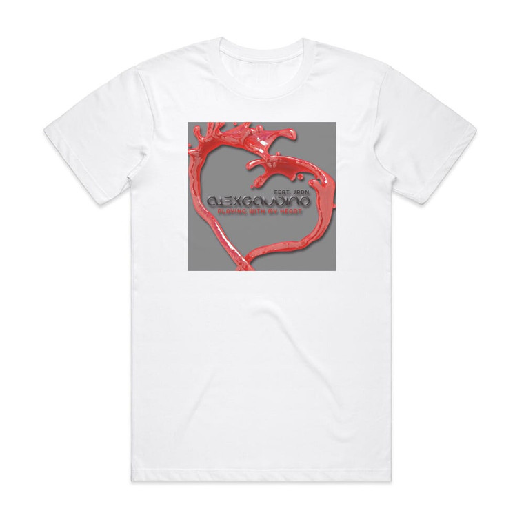 Alex Gaudino Playing With My Heart 2 Album Cover T-Shirt White