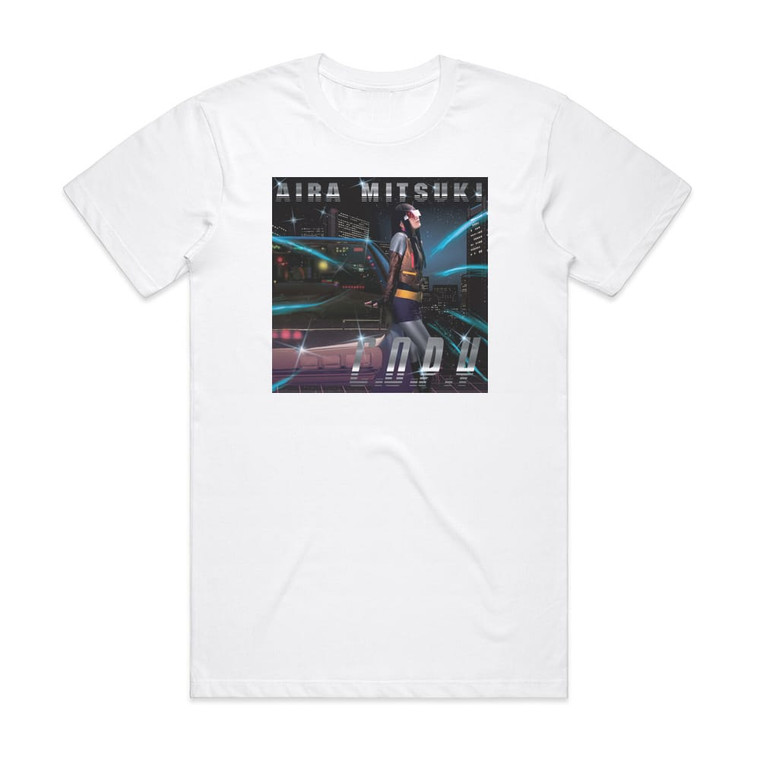 Aira Mitsuki Copy Album Cover T-Shirt White