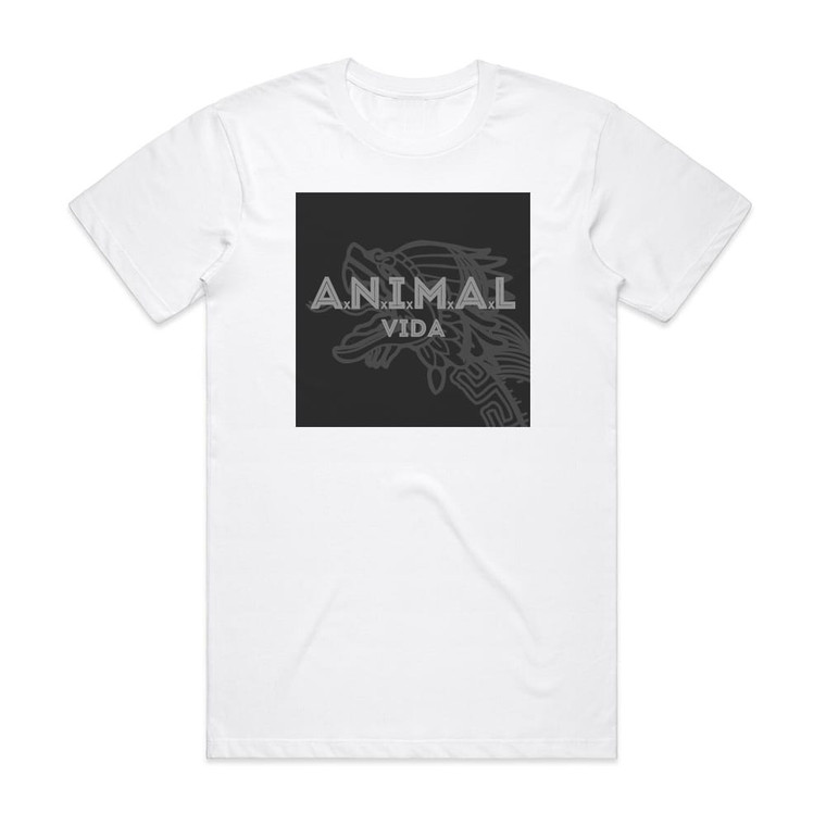 ANIMAL Vida Album Cover T-Shirt White