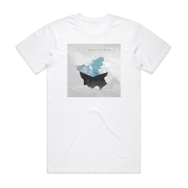 Amanda Cook Brave New World Album Cover T-Shirt White