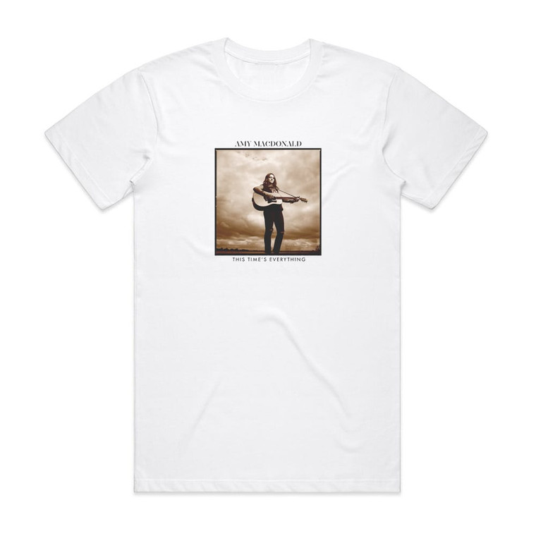Amy Macdonald This Times Everything Album Cover T-Shirt White