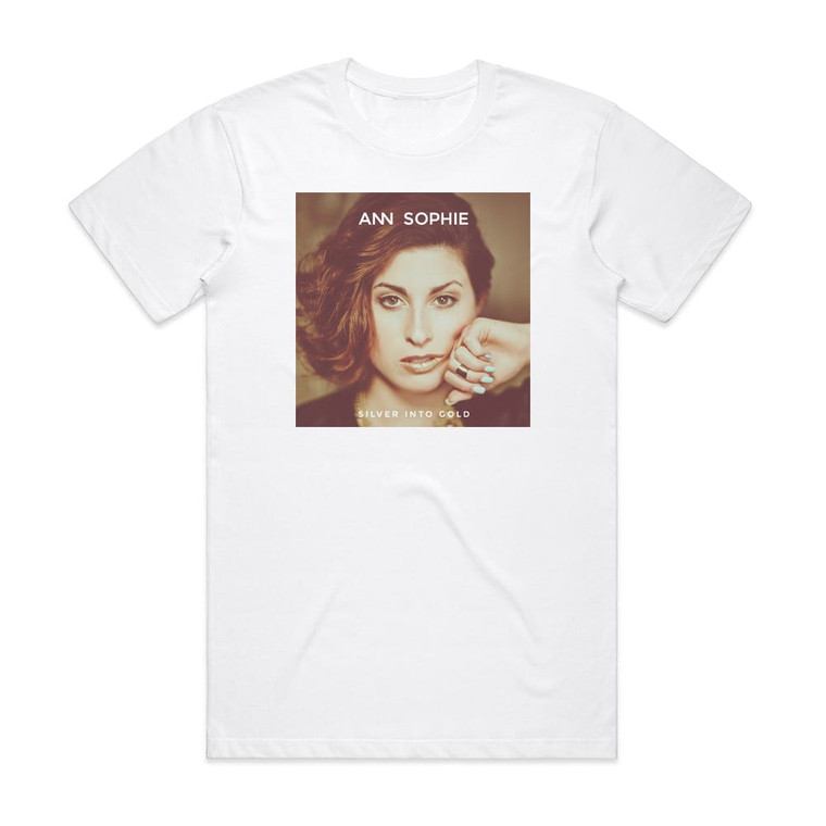 Ann Sophie Silver Into Gold Album Cover T-Shirt White