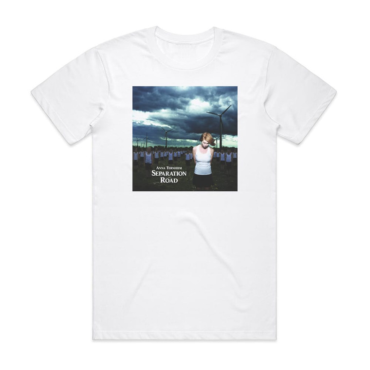Anna Ternheim Separation Road Album Cover T-Shirt White