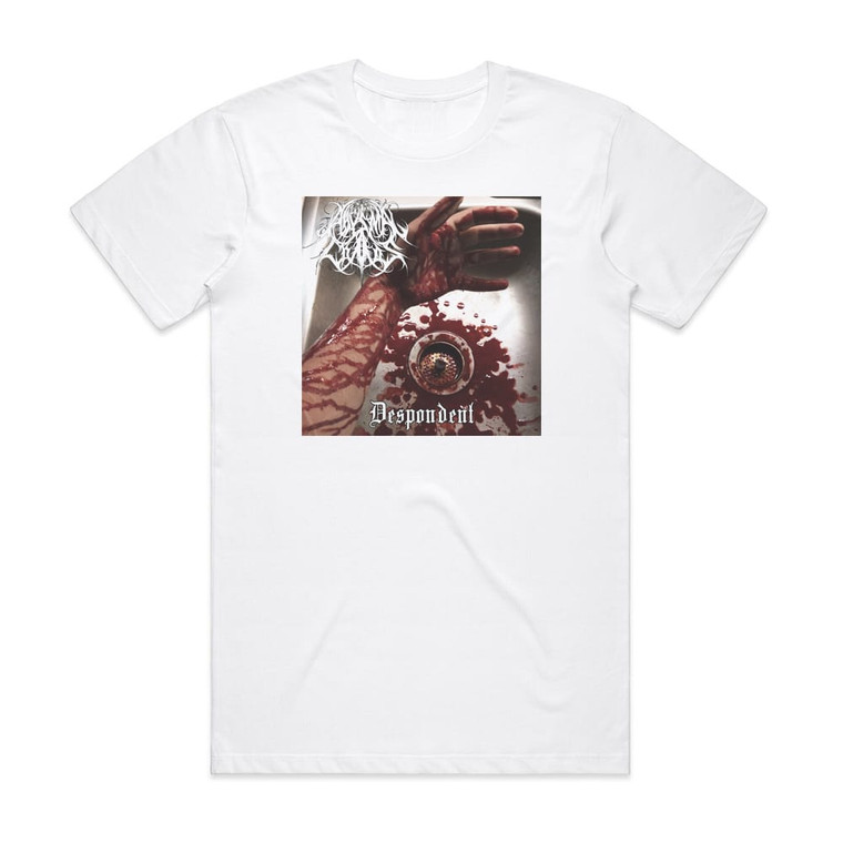 Abysmal Chaos Despondent Album Cover T-Shirt White