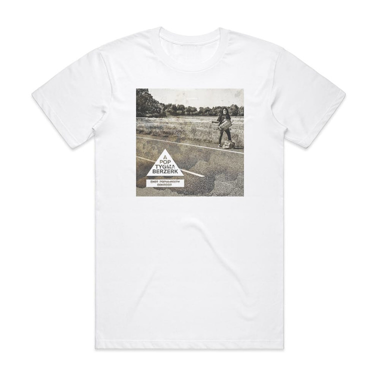 Apoptygma Berzerk Exit Popularity Contest Album Cover T-Shirt White