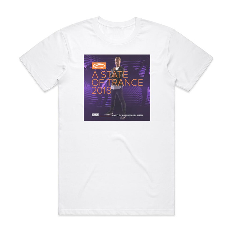 Armin van Buuren A State Of Trance 2018 Album Cover T-Shirt White
