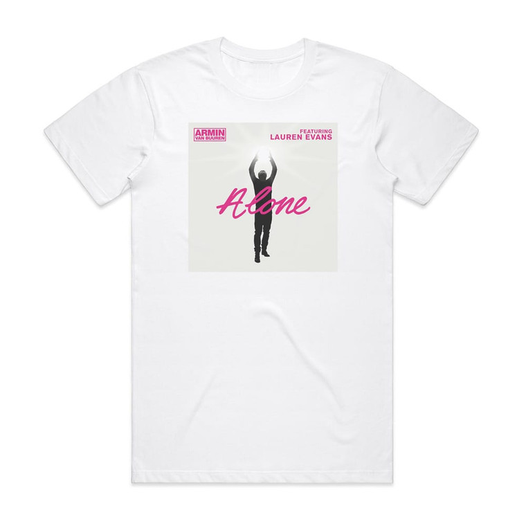Armin van Buuren Alone Album Cover T-Shirt White