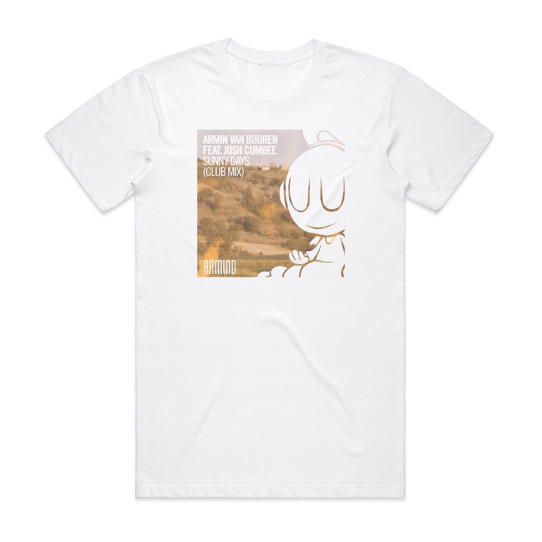 Armin van Buuren Sunny Days 1 Album Cover T-Shirt White