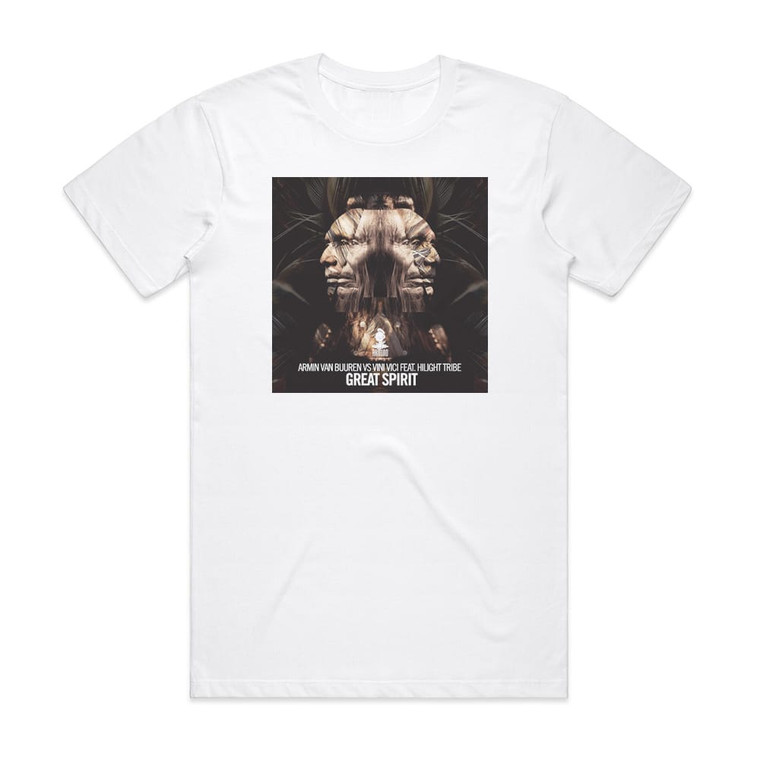 Armin van Buuren Great Spirit 1 Album Cover T-Shirt White Armin van Buuren Great Spirit 1 Album Cover T-Shirt White