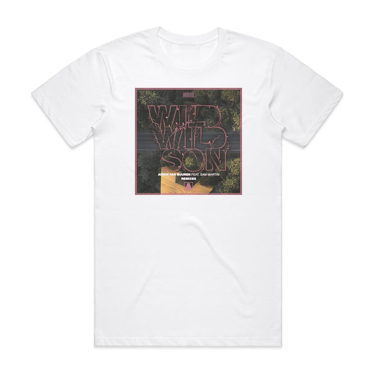 Armin van Buuren Wild Wild Son Album Cover T-Shirt White
