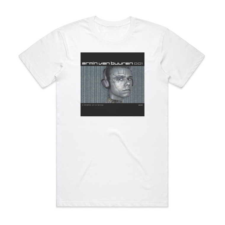 Armin van Buuren Armin Van Buuren 001 A State Of Trance Album Cover T-Shirt White