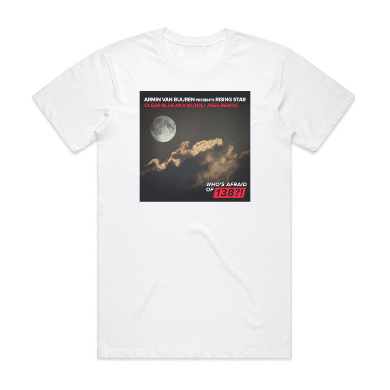 Armin van Buuren Clear Blue Moon Album Cover T-Shirt White