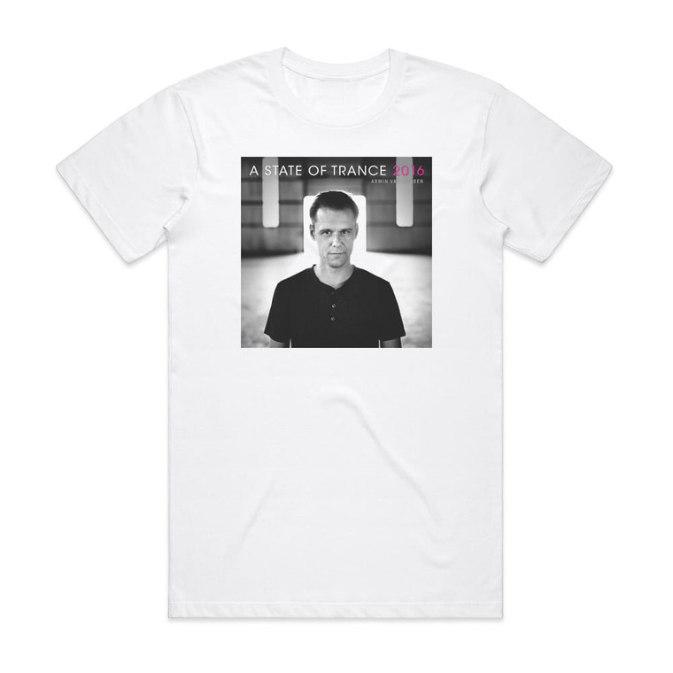 Armin van Buuren A State Of Trance 2016 Album Cover T-Shirt White