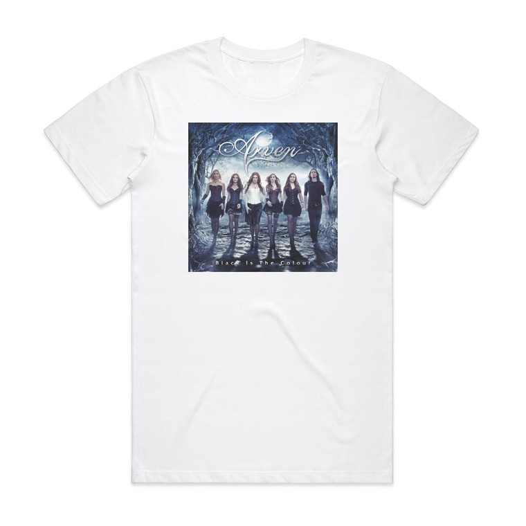 Arven Black Is The Colour Album Cover T-Shirt White