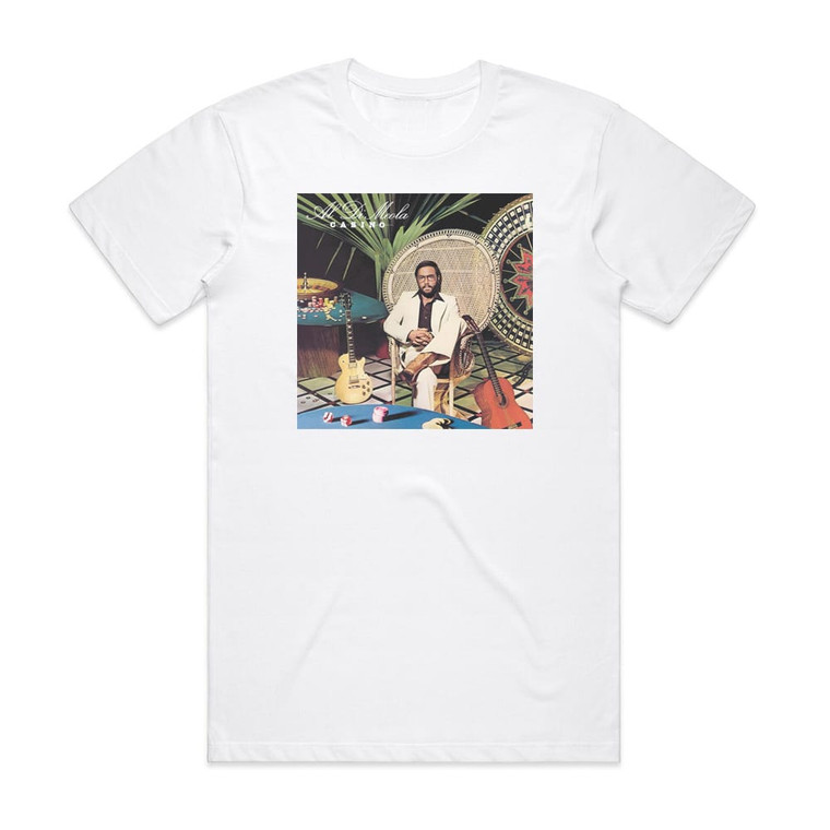 Al Di Meola Casino Album Cover T-Shirt White