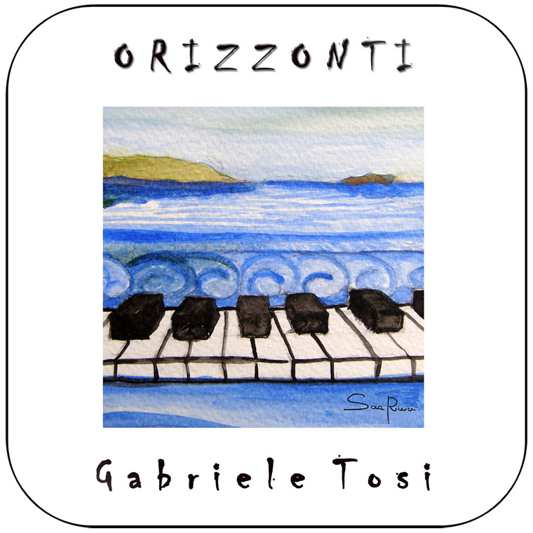 Gabriele Tosi Orizzonti Album Cover Sticker