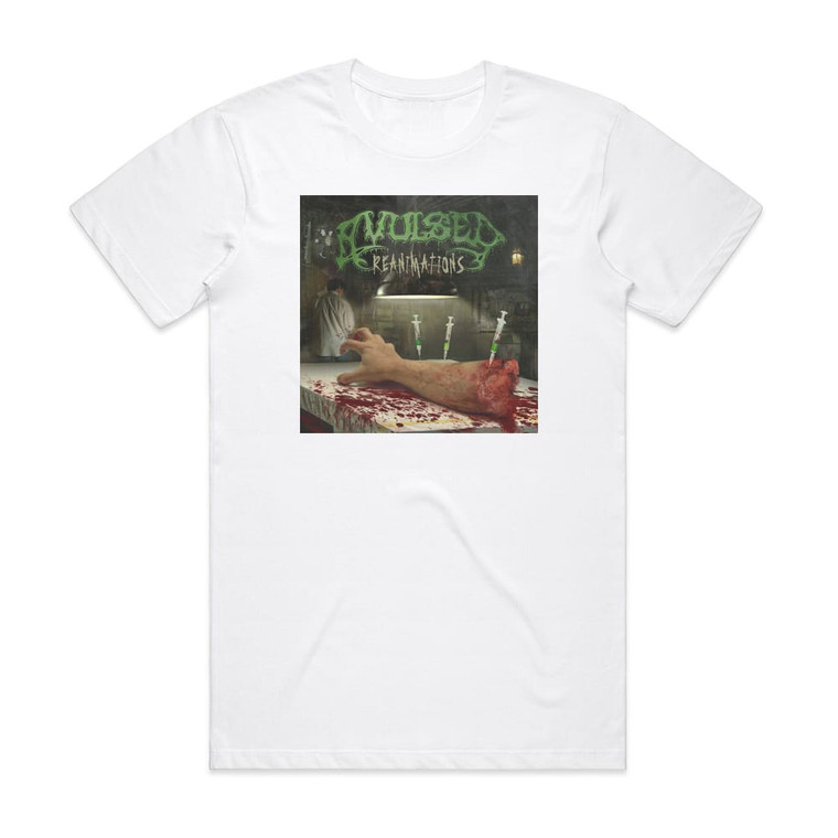 Avulsed Reanimations Album Cover T-Shirt White