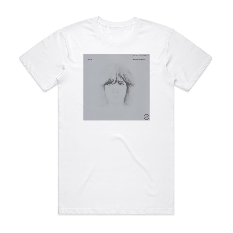 Astrud Gilberto This Is Astrud Gilberto Album Cover T-Shirt White