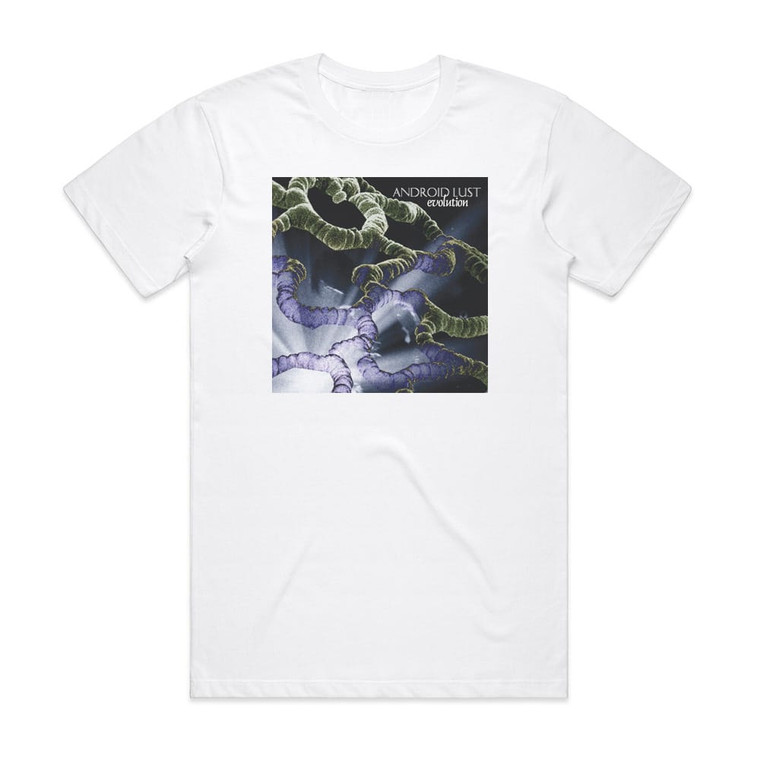 Android Lust Evolution Album Cover T-Shirt White