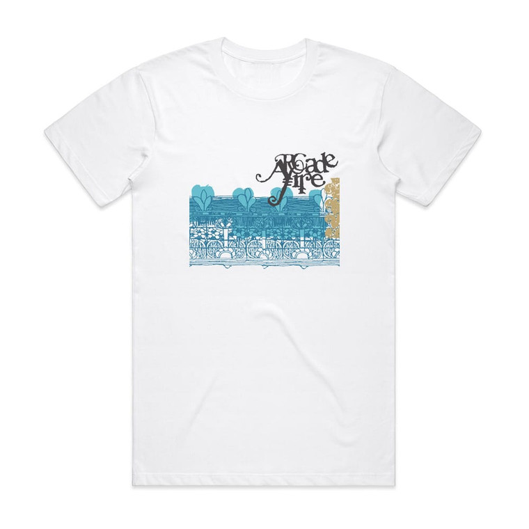 Arcade Fire Arcade Fire Album Cover T-Shirt White