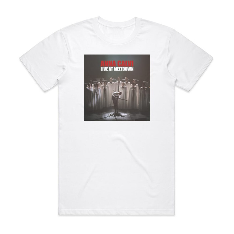 Anna Calvi Live At Meltdown Album Cover T-Shirt White