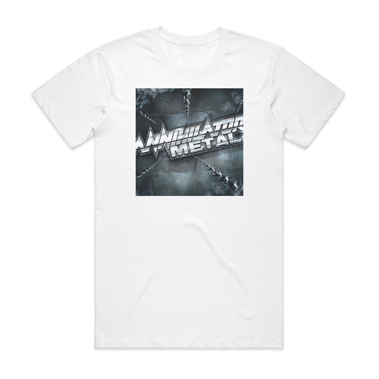 Annihilator Metal Album Cover T-Shirt White