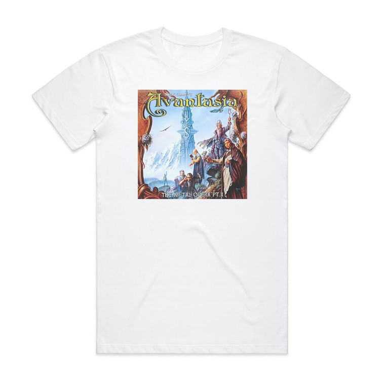 Avantasia The Metal Opera Part Ii Album Cover T-Shirt White