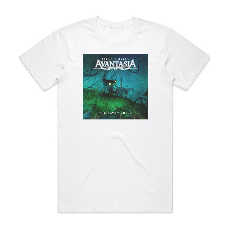 Avantasia The Raven Child Album Cover T-Shirt White