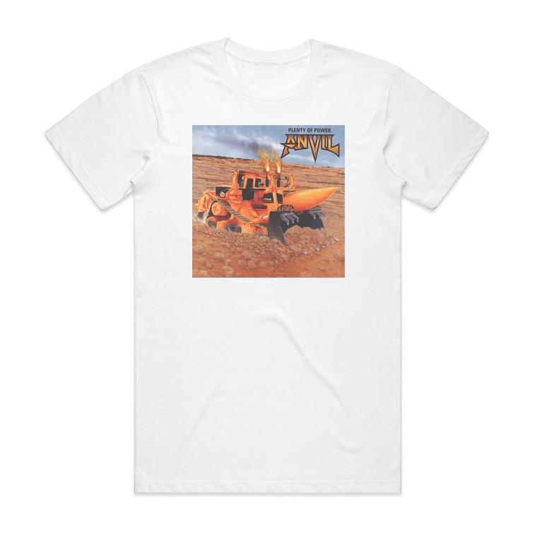 Anvil Plenty Of Power Album Cover T-Shirt White