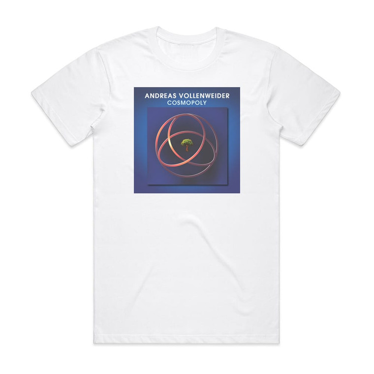 Andreas Vollenweider Cosmopoly Album Cover T-Shirt White