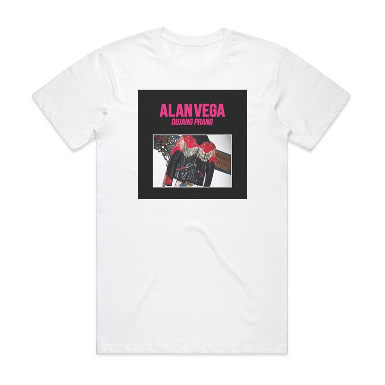 Alan Vega Dujang Prang Album Cover T-Shirt White