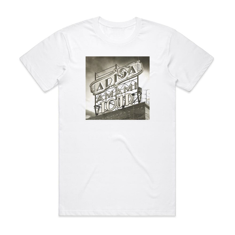 Arisa Amami Tour Album Cover T-Shirt White