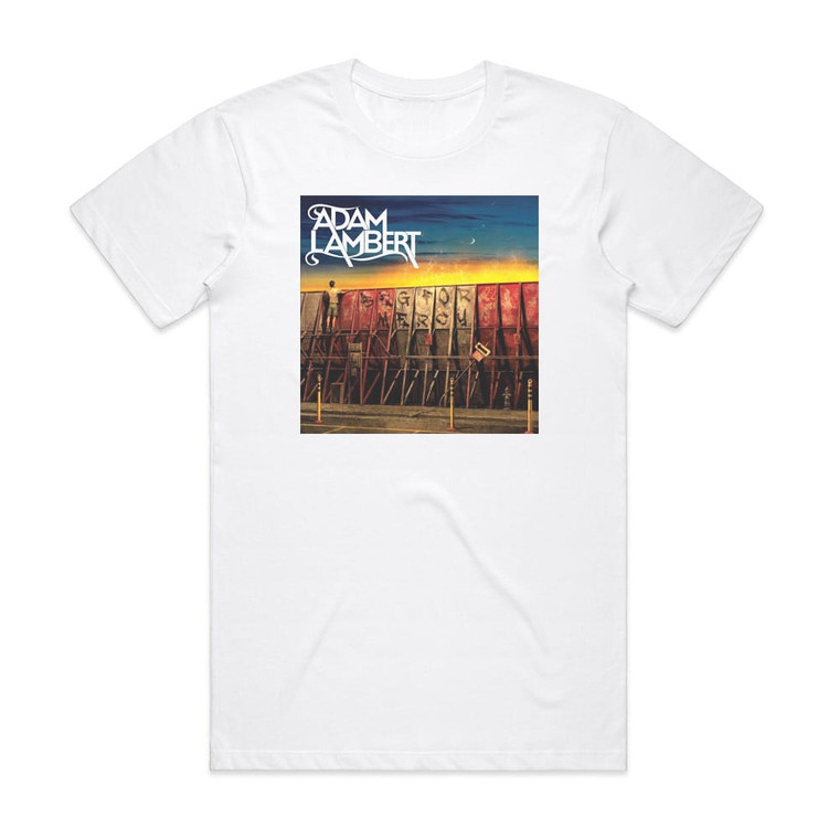 Adam Lambert Beg For Mercy Album Cover T-Shirt White