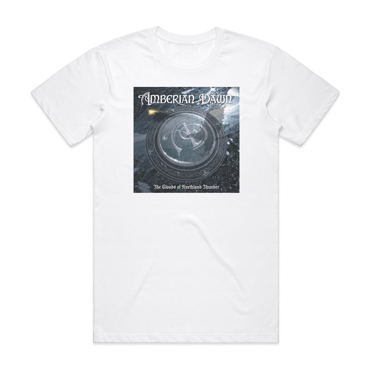 Amberian Dawn The Clouds Of Northland Thunder Album Cover T-Shirt White