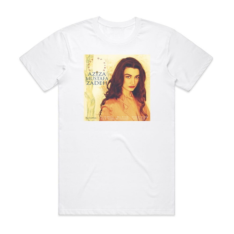 Aziza Mustafa Zadeh Dance Of Fire Album Cover T-Shirt White