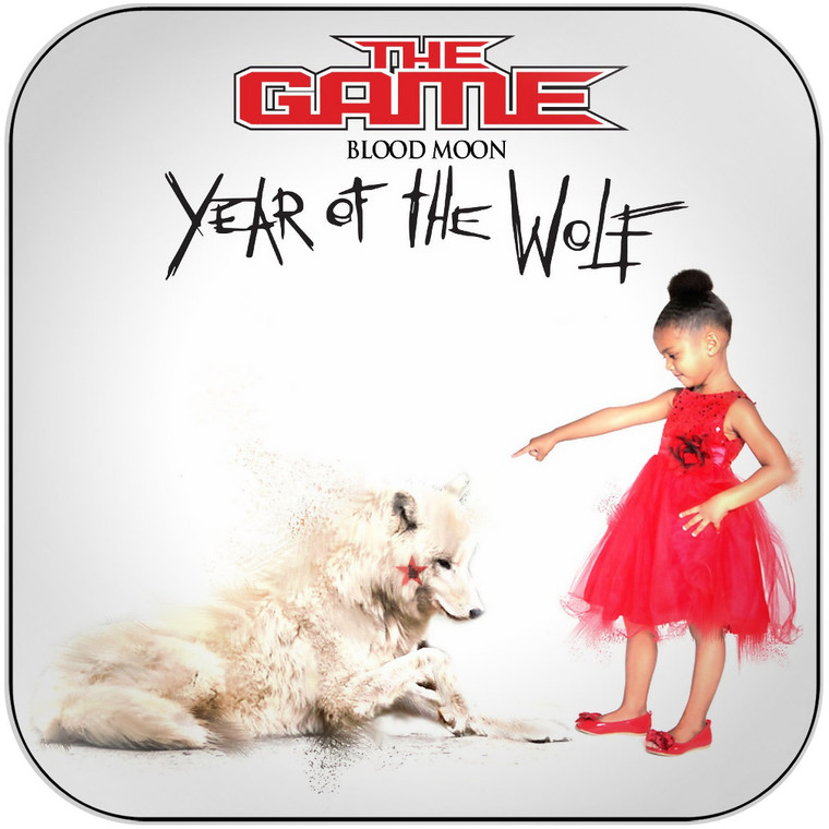 Game Blood Moon Year Of The Wolf Album Cover Sticker