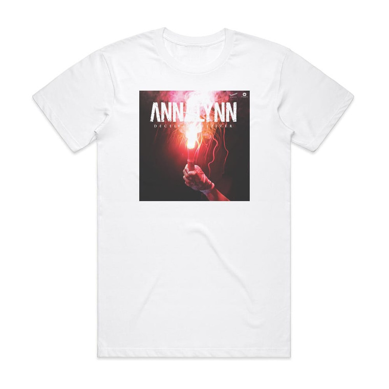 Annalynn Deceiverbeliever Album Cover T-Shirt White