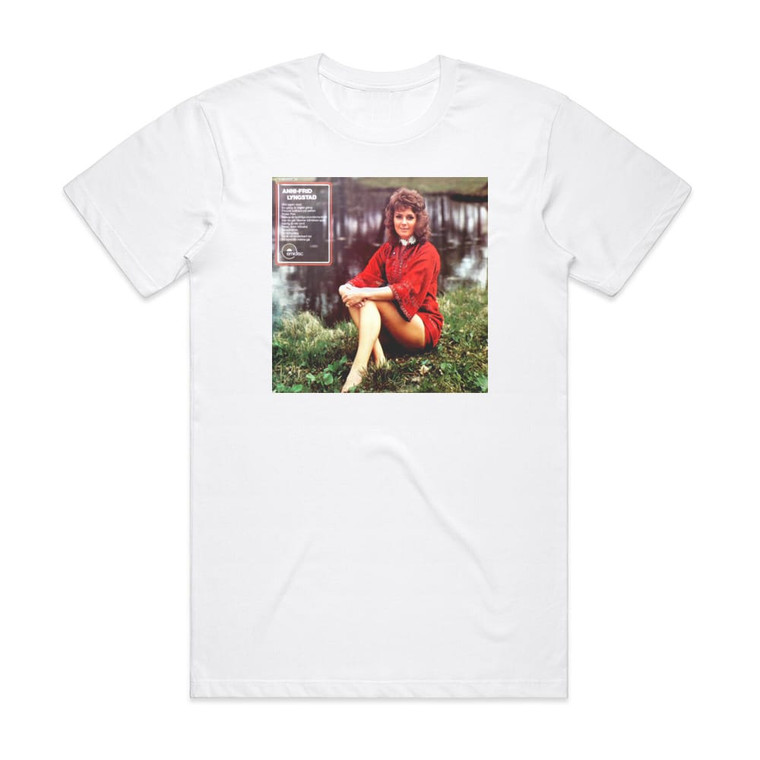 Anni-Frid Lyngstad Anni Frid Lyngstad Album Cover T-Shirt White