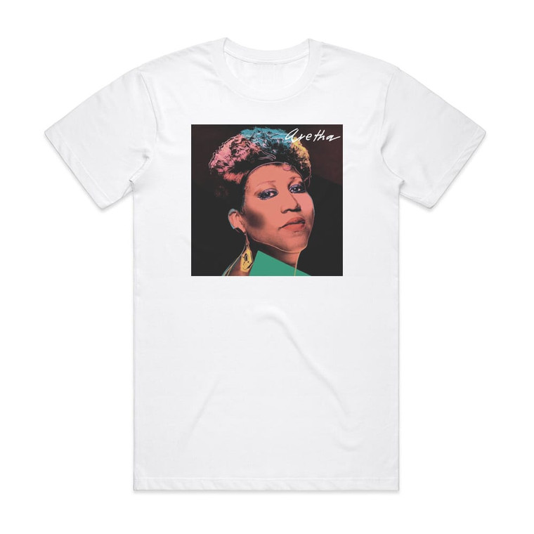 Aretha Franklin Aretha 1 Album Cover T-Shirt White