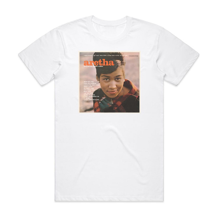 Aretha Franklin Aretha Album Cover T-Shirt White