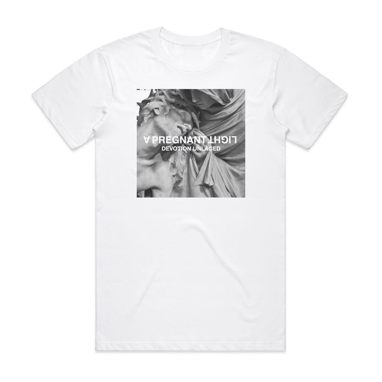 A Pregnant Light Devotion Unlaced Album Cover T-Shirt White A Pregnant Light Devotion Unlaced Album Cover T-Shirt White