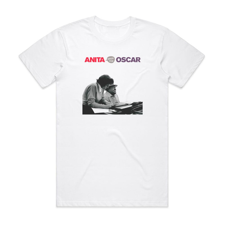 Anita ODay Anita Sings For Oscar 1 Album Cover T-Shirt White