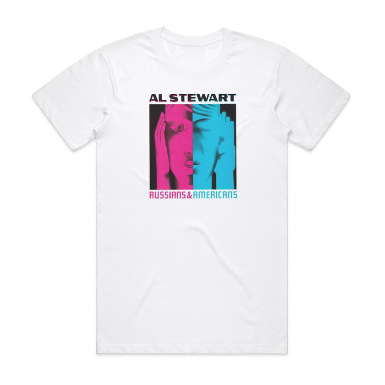 Al Stewart Russians Americans Album Cover T-Shirt White