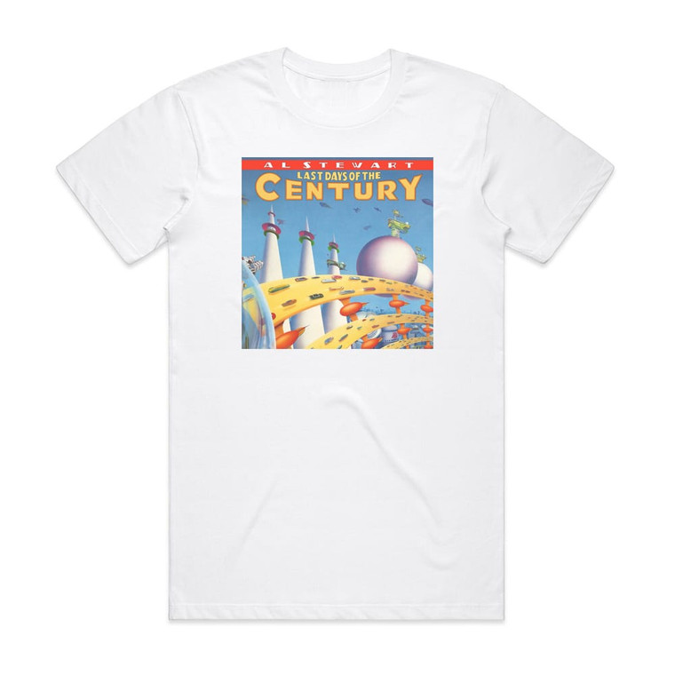 Al Stewart Last Days Of The Century Album Cover T-Shirt White