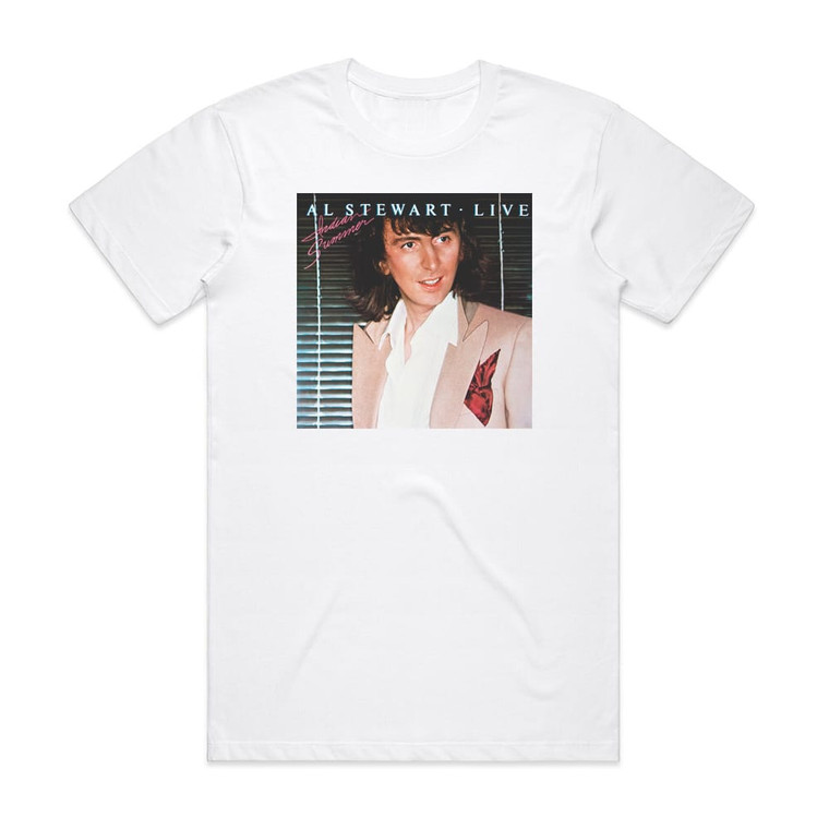 Al Stewart Indian Summer Album Cover T-Shirt White